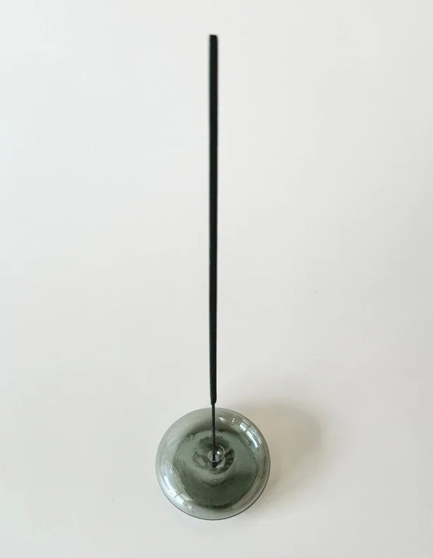 Räucherstäbchenhalter Bubble - mundgeblasenes Glas