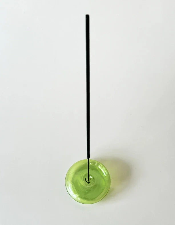 Räucherstäbchenhalter Bubble - mundgeblasenes Glas
