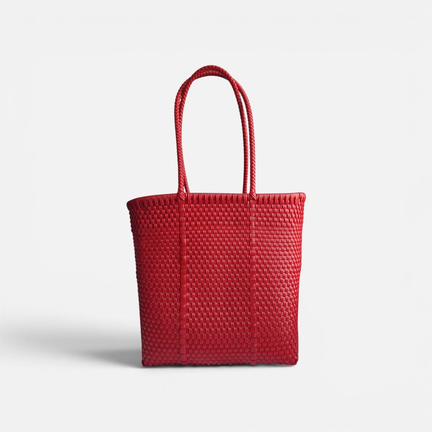 Alma Tote Mediana Tomato Red
