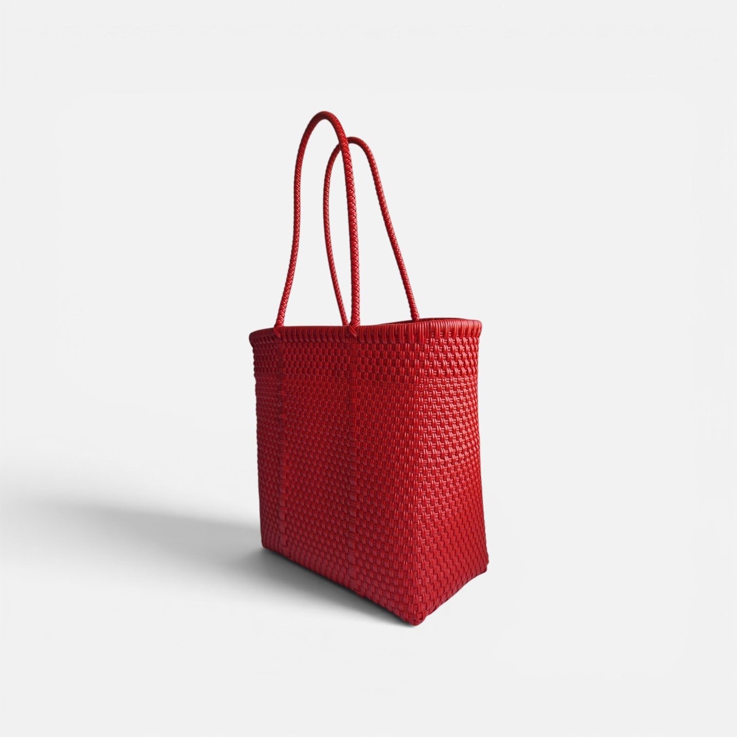 Alma Tote Mediana Tomato Red