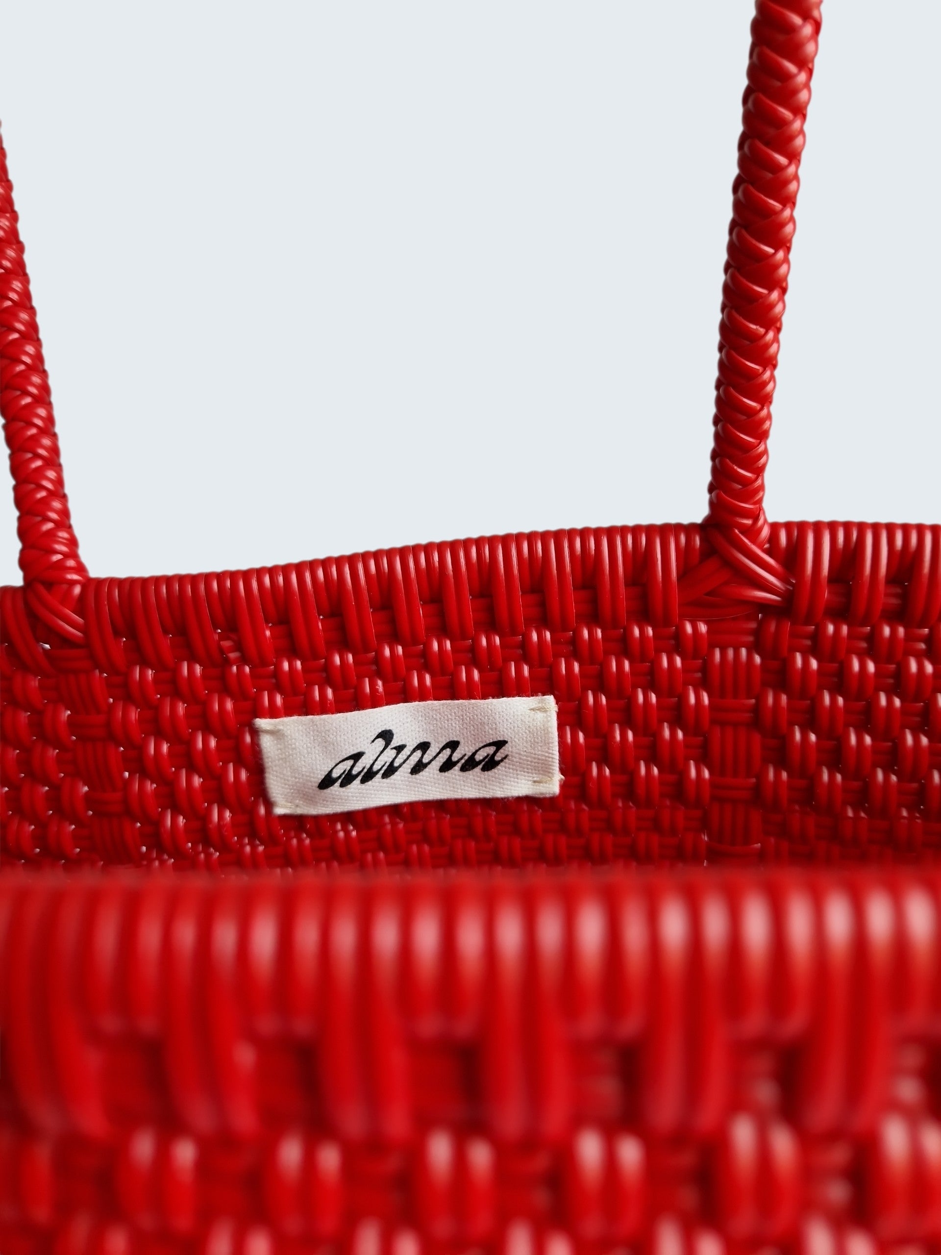 Alma Tote Chica Tomato Red