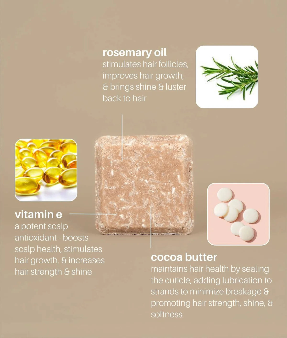 Festes Shampoo Floral - Trockenes / Sprödes / Strapaziertes Haar