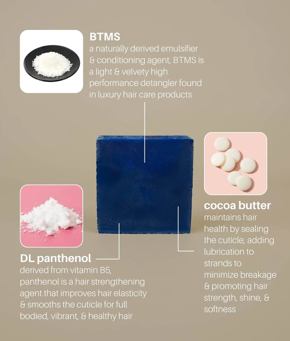 Fester Conditioner Colour Correction Blue - Dunkelblondes & Braunes Haar